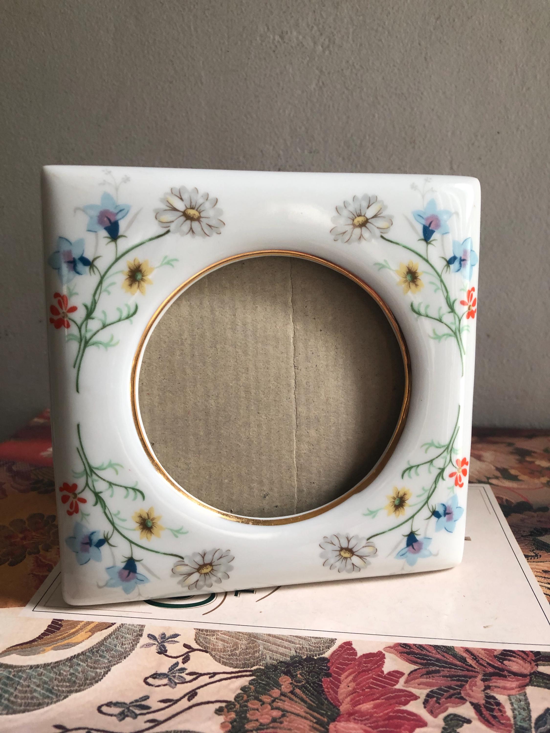Hand Painted Ceramic Frame - Etsy