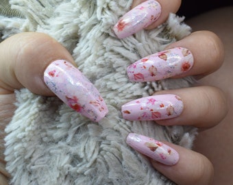 Full Cover Nails Etsy