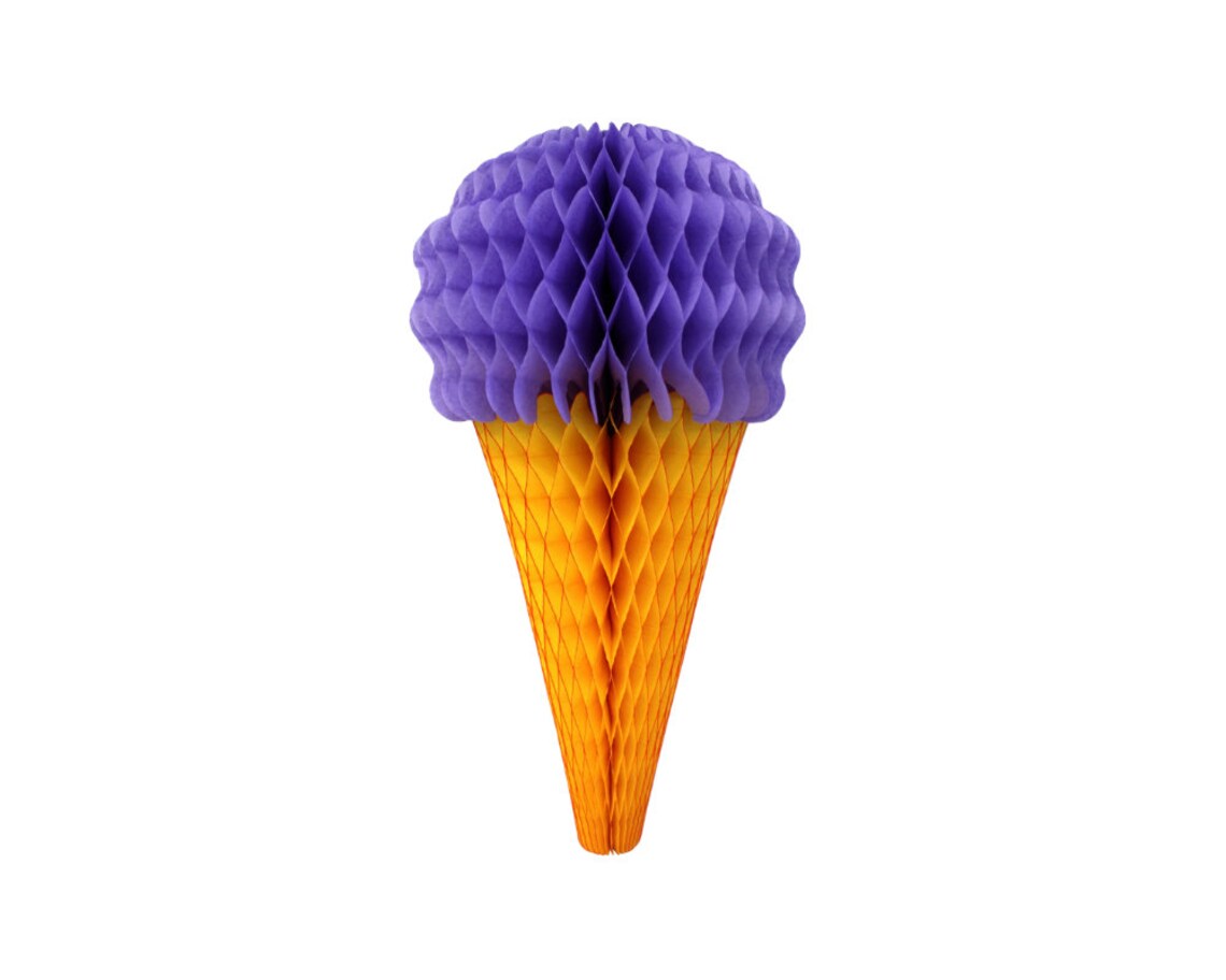 Lavender Ice Cream Cone 20 Tissue Paper Etsy