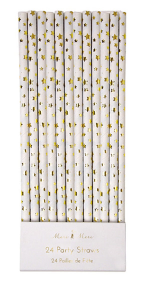 Star Straws, Gold Foil Stars, Silver Foil Stars, Paper Straws, Star, Space, Baby Shower, Birthday, Princess, Unicorn, Twinkle Twinkle Il_570xn