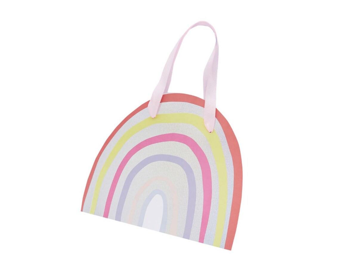 Rainbow Party Favor Bags Gift Bags Baby Shower Birthday Etsy