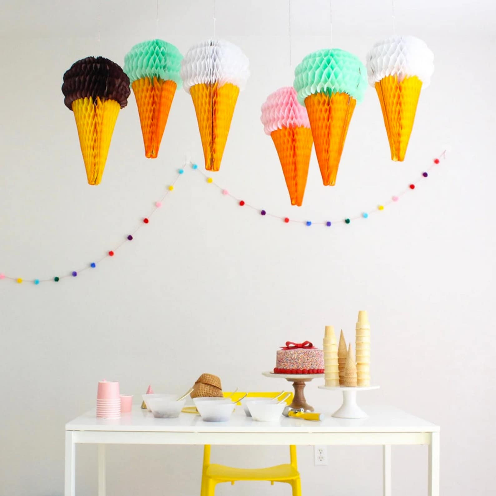 Lavender Ice Cream Cone 20 Tissue Paper Etsy