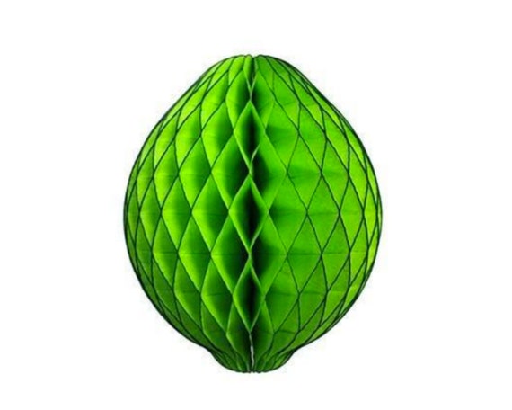 Honeycomb Lime, 14" Tissue Paper Lime, Party Decorations, Lemonade Stand, Lemon Lime, Green, Fiesta, Summer Party Il_570xn