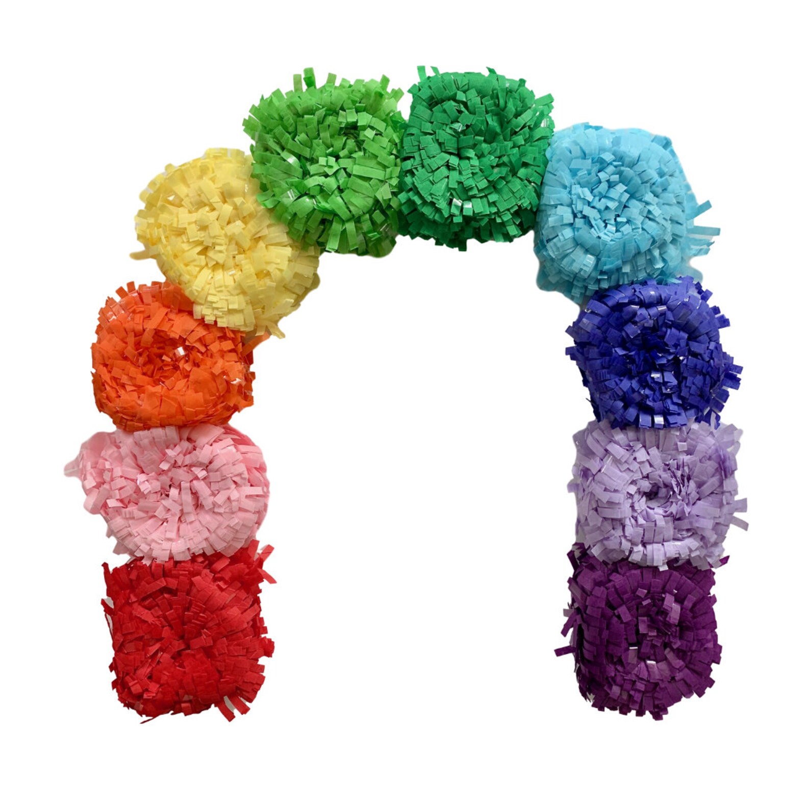 Tissue Festooning Tissue Fringe Garland Hanging Party Etsy