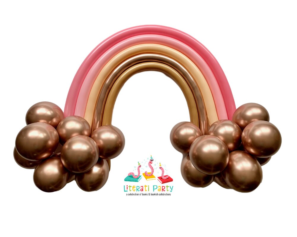 Boho Rainbow Balloon Kit DIY Party Decorations Rainbow Etsy