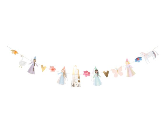 Princess Party Garland | Storybook Fairy tale Birthday Party | Girl Baby Shower Il_570xn