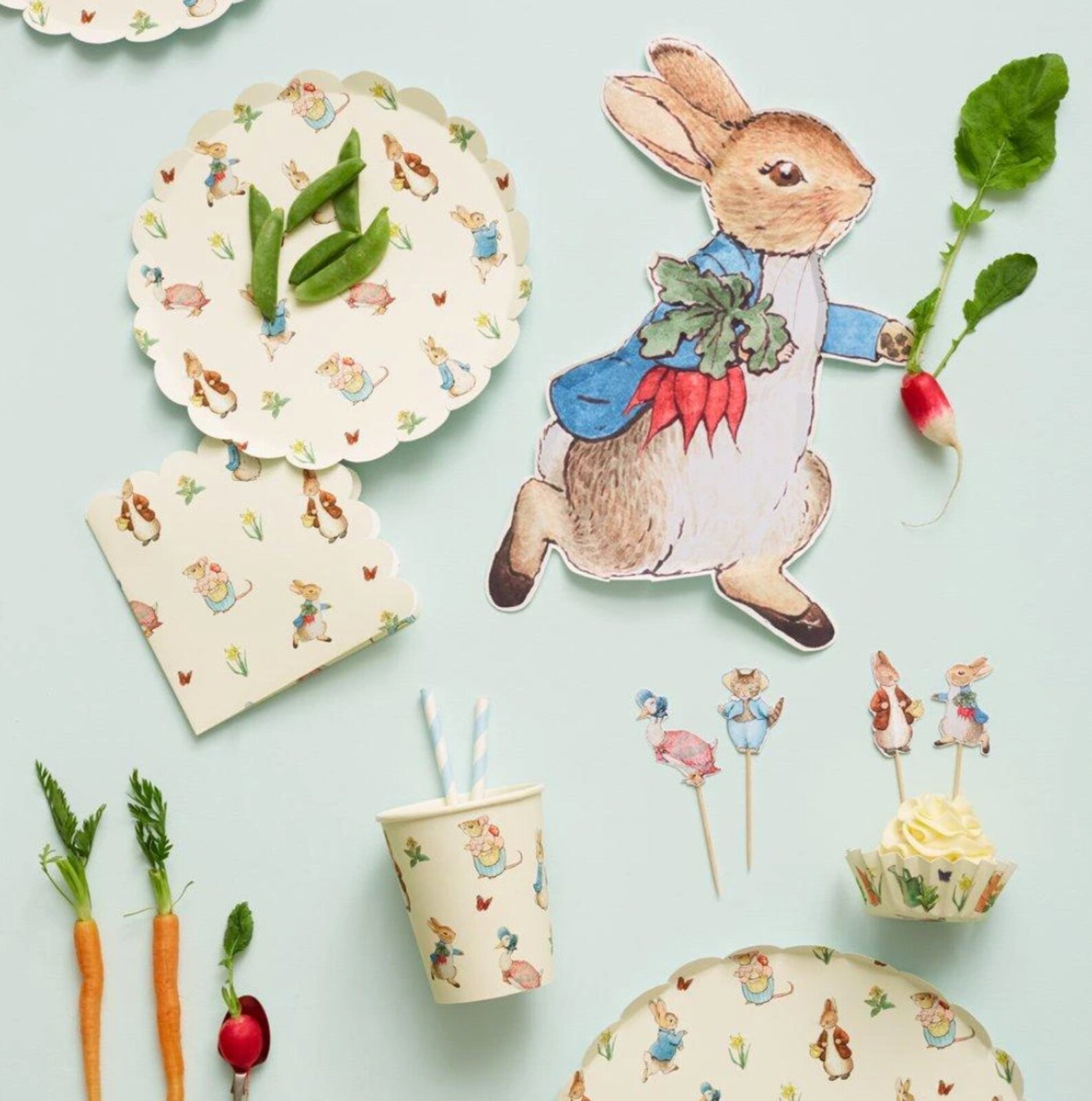 Peter Rabbit Party Supplies Peter Rabbit Plates and Napkins Etsy