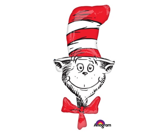 The Cat in the Hat Jumbo Mylar Balloon Il_570xn