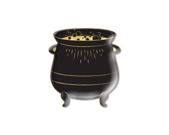 Spellbound Cauldron Shaped Plates | Halloween or Harry Potter Party Il_570xn