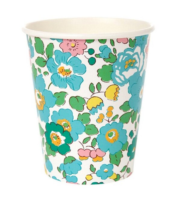 liberty green betsy cups flower garden party tea party etsy paper cup flower basket