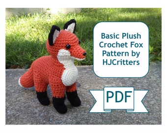 Basic Crochet Plush Fox PDF Pattern