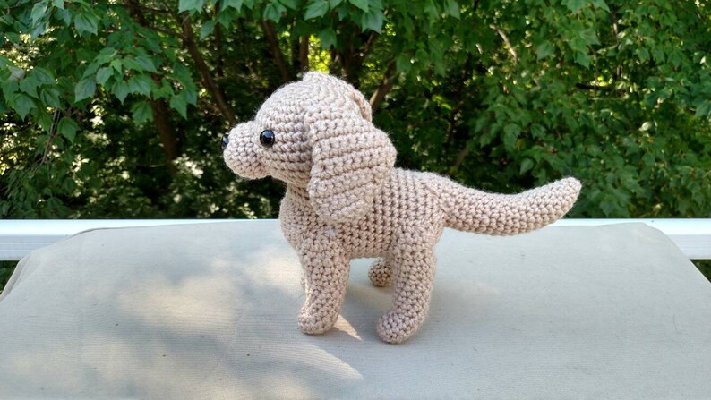 Plush Crochet Labrador Retriever Dog image 3