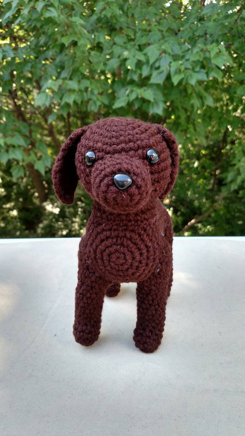 Plush Crochet Labrador Retriever Dog image 4