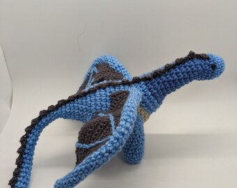 Plush Crochet Cold Steel Dragon