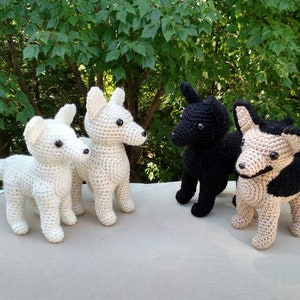 Plush Crochet German Shepherd Dog