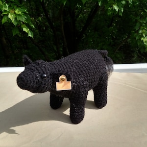 Plush Crochet Beef Cow