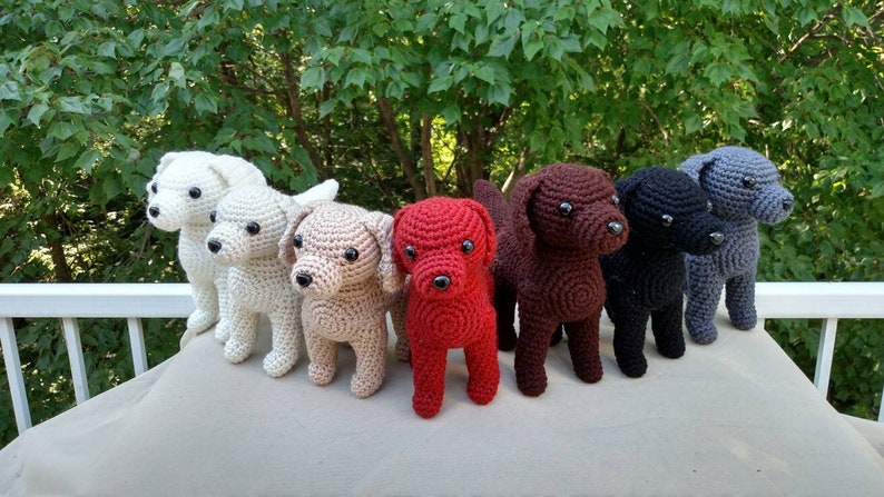 Plush Crochet Labrador Retriever Dog image 1