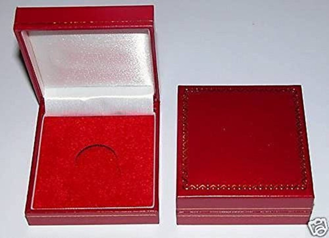 Red Padded Coin Cases to Hold a Single Capsuled Full Sovereign Etsy