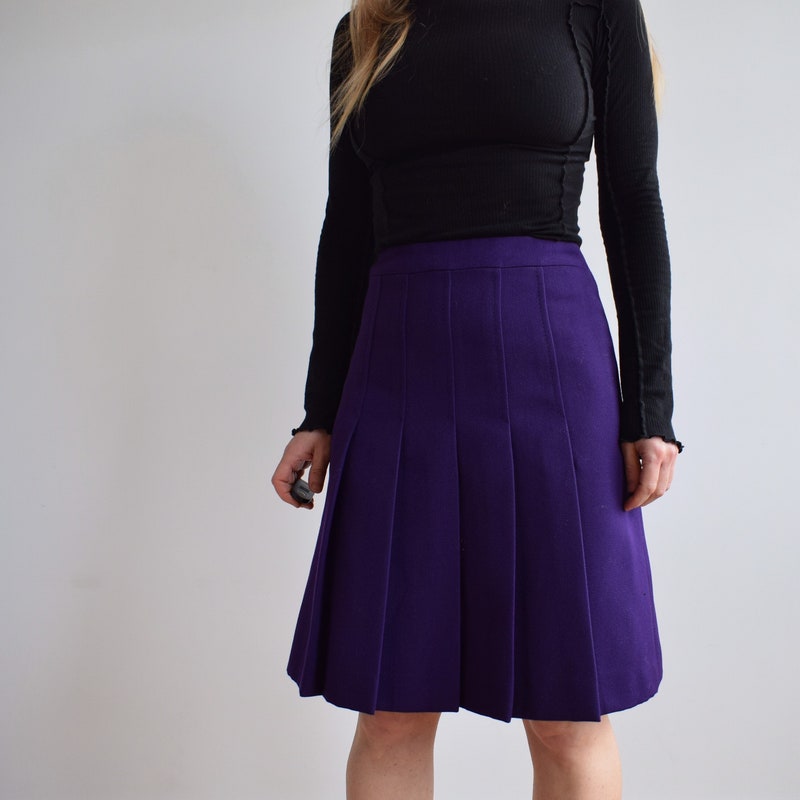 Woven Pleated Skirt main image 1