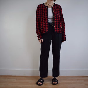 Vintage Strickjacke. Ursprünglich Damengröße M. Ende der 80er / Anfang der 90er Jahre.