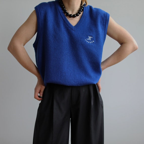 Vintage wool Jaeger wool vest. Originally women’s… - image 2