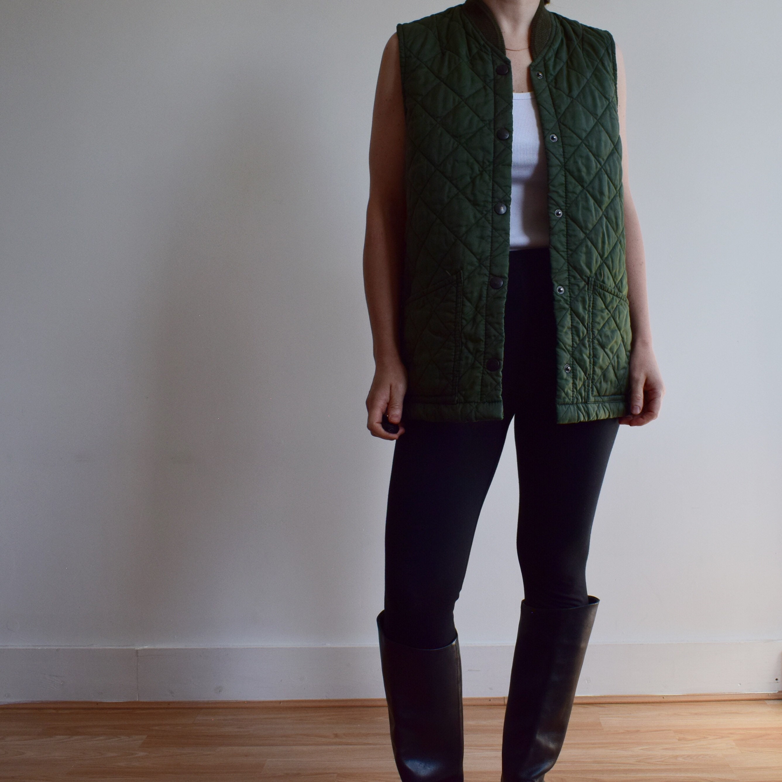 J jill deals quilted vest