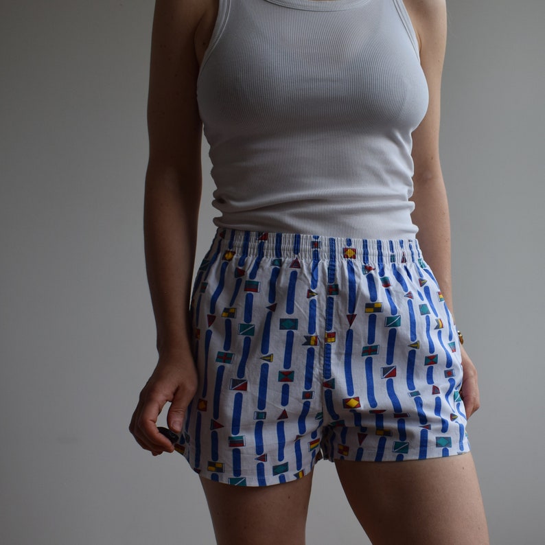 Vintage cotton shorts. Originally womens size M. 80s era. image 5