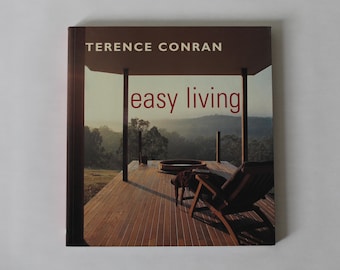 Libro da tavolino vintage. "Easy Living" di Terence Conran. Anno 2002.