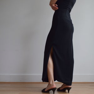 Vintage Laura Ashley Black Maxi Dress. Originally Women’s Size XS / S