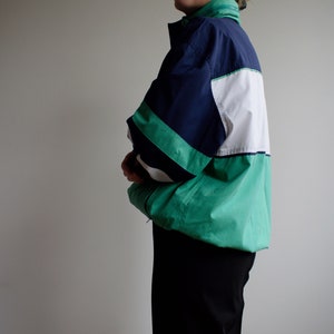 Vintage pullover windbreaker jacket. Originally womens size M / L. 90s era. image 5