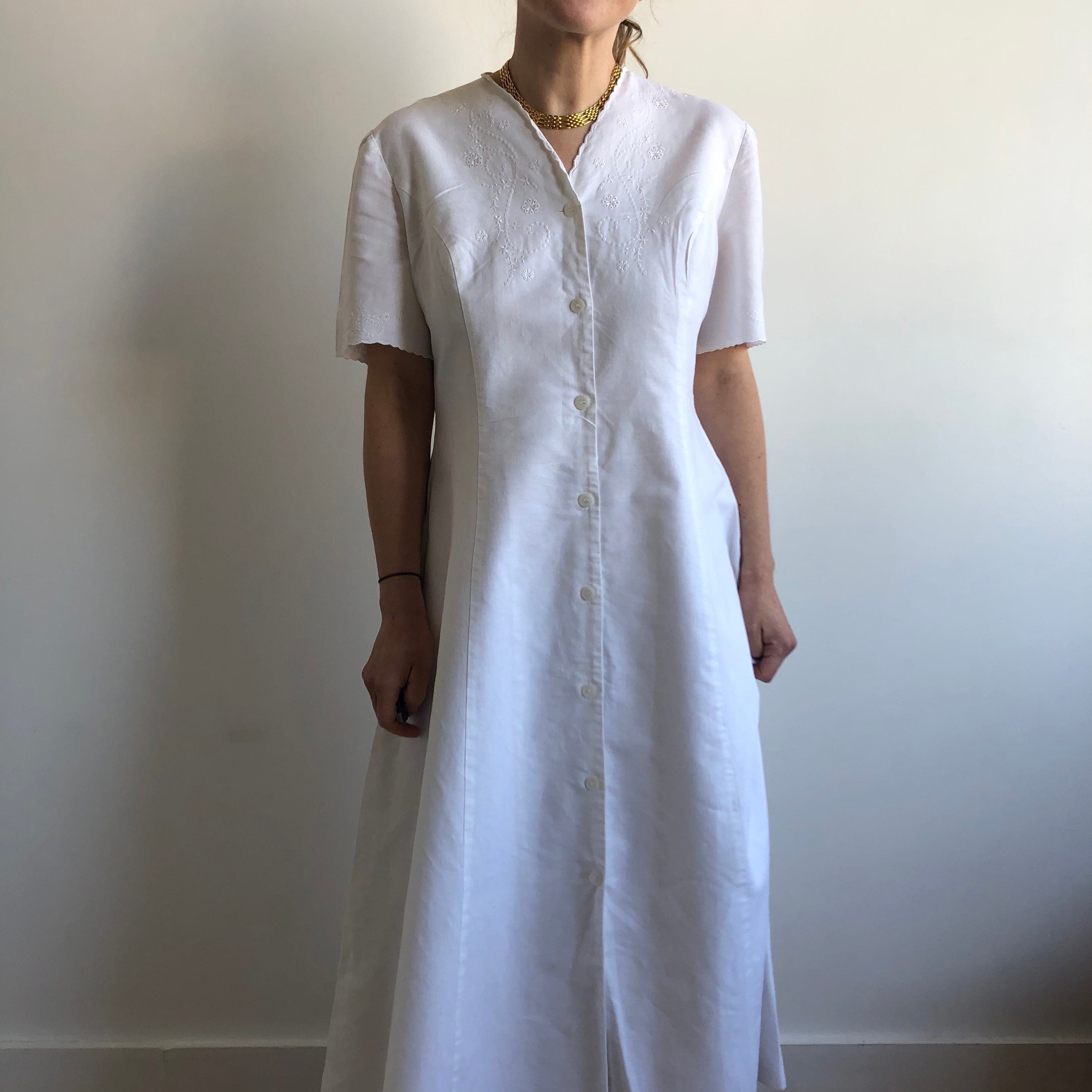 Vintage Laura Ashley cotton / linen dress. Originally womens | Etsy