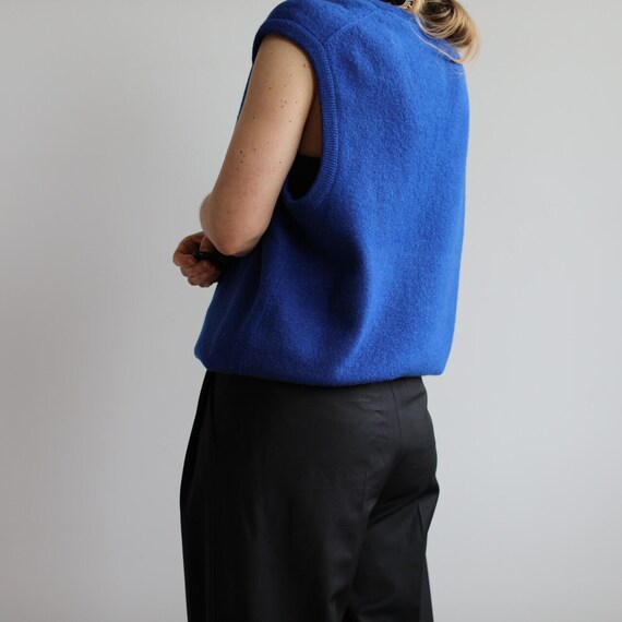Vintage wool Jaeger wool vest. Originally women’s… - image 7