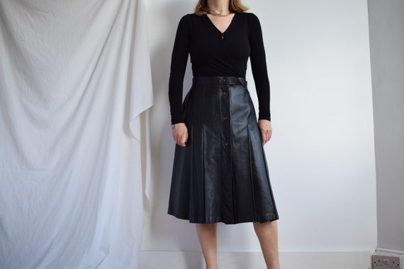 vintage leatherskirt