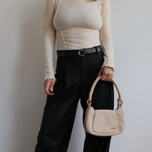 Vintage leather Escada shoulder handbag. Early 00’s era.