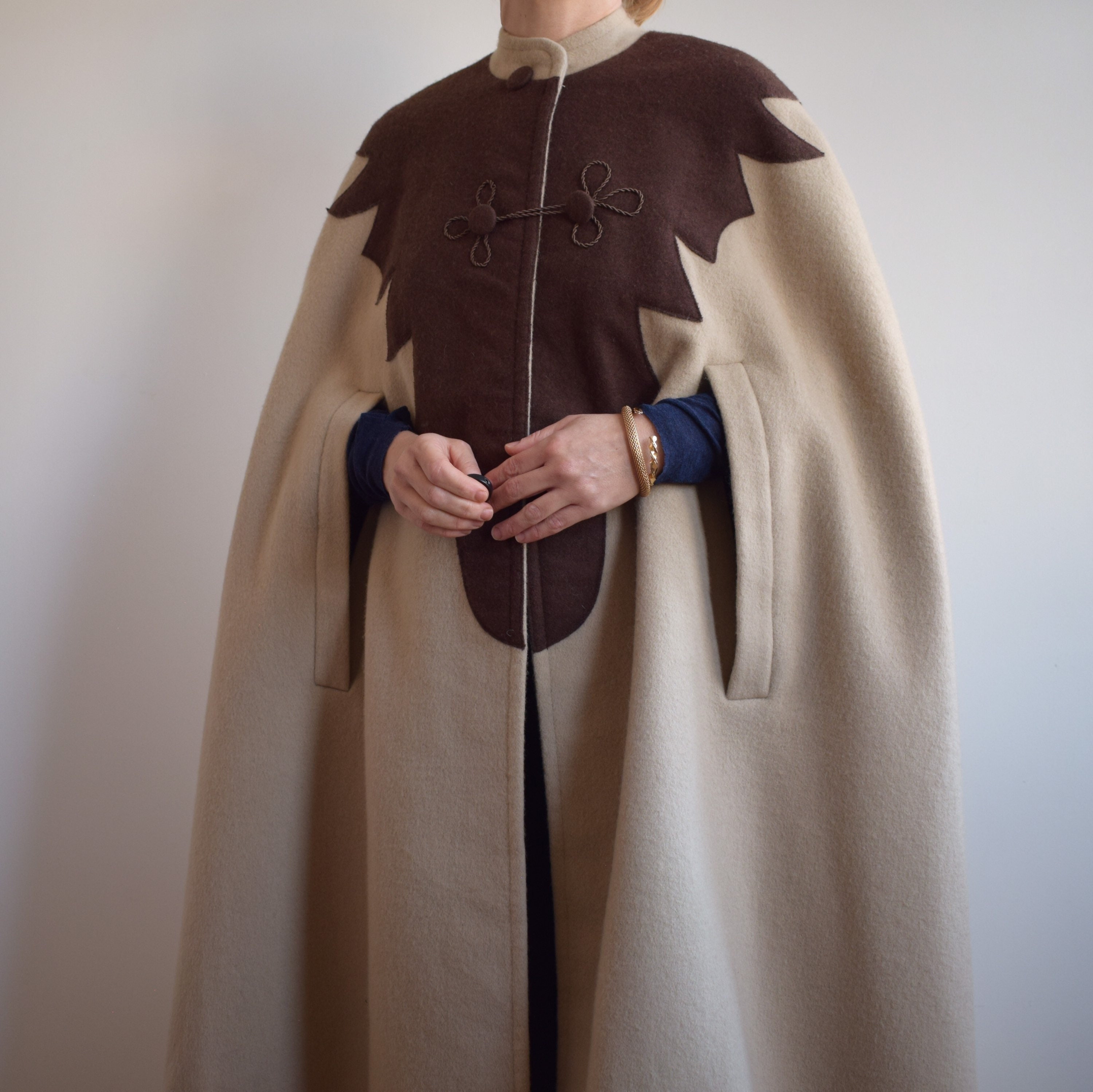 80s Wool Cape - Etsy UK