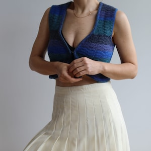 Vintage handmade wool vest. Originally women’s size S. 90’s era.