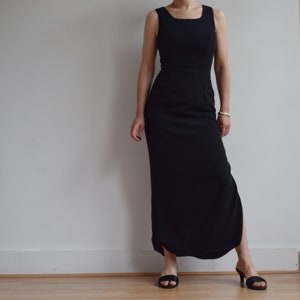 Vintage Laura Ashley Black Maxi Dress. Originally Women’s Size XS / S