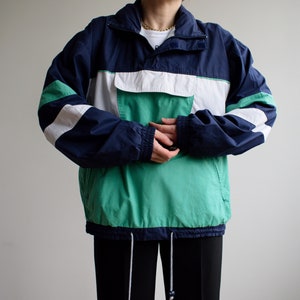 Vintage pullover windbreaker jacket. Originally womens size M / L. 90s era. image 3