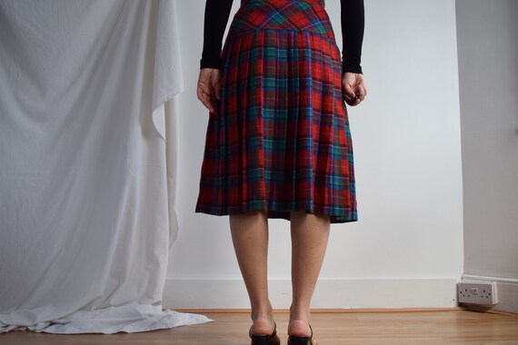 Vintage Italian wool midi skirt. Originally women… - image 8