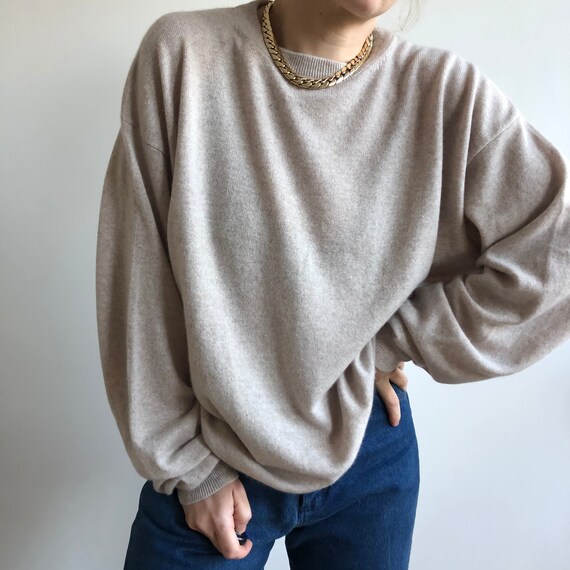 Vintage oversized cashmere jumper. Originally men’