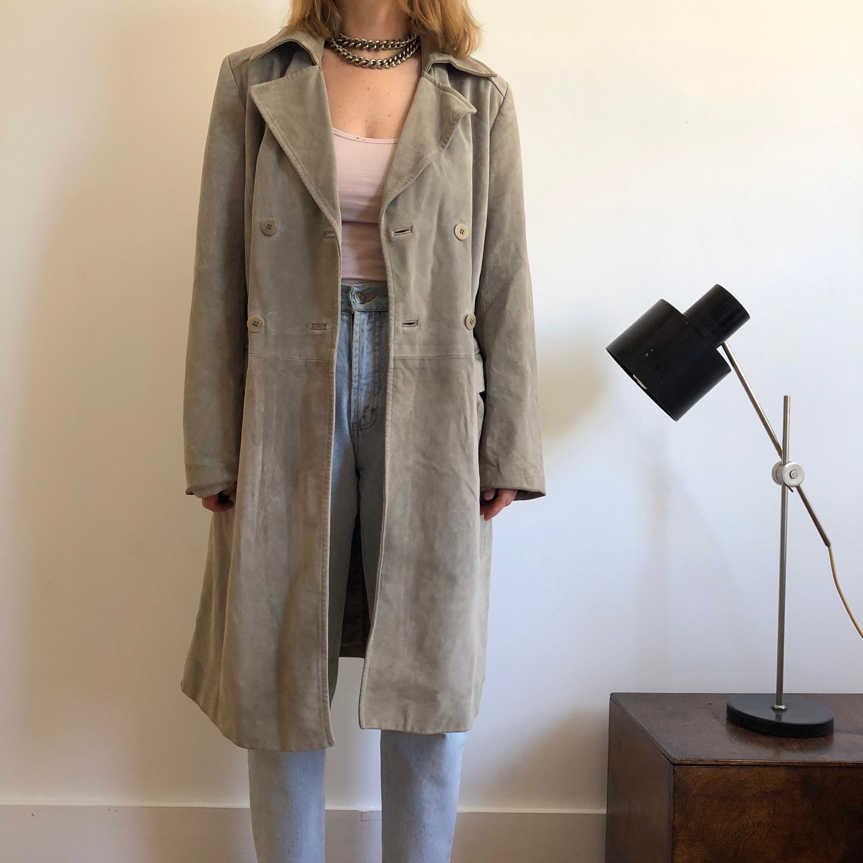 Image of Vintage Suede Coat. Original Women’S Size M. Early ’S
