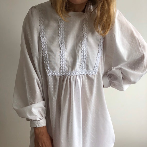 Vintage white maxi dress. Originally women’s size