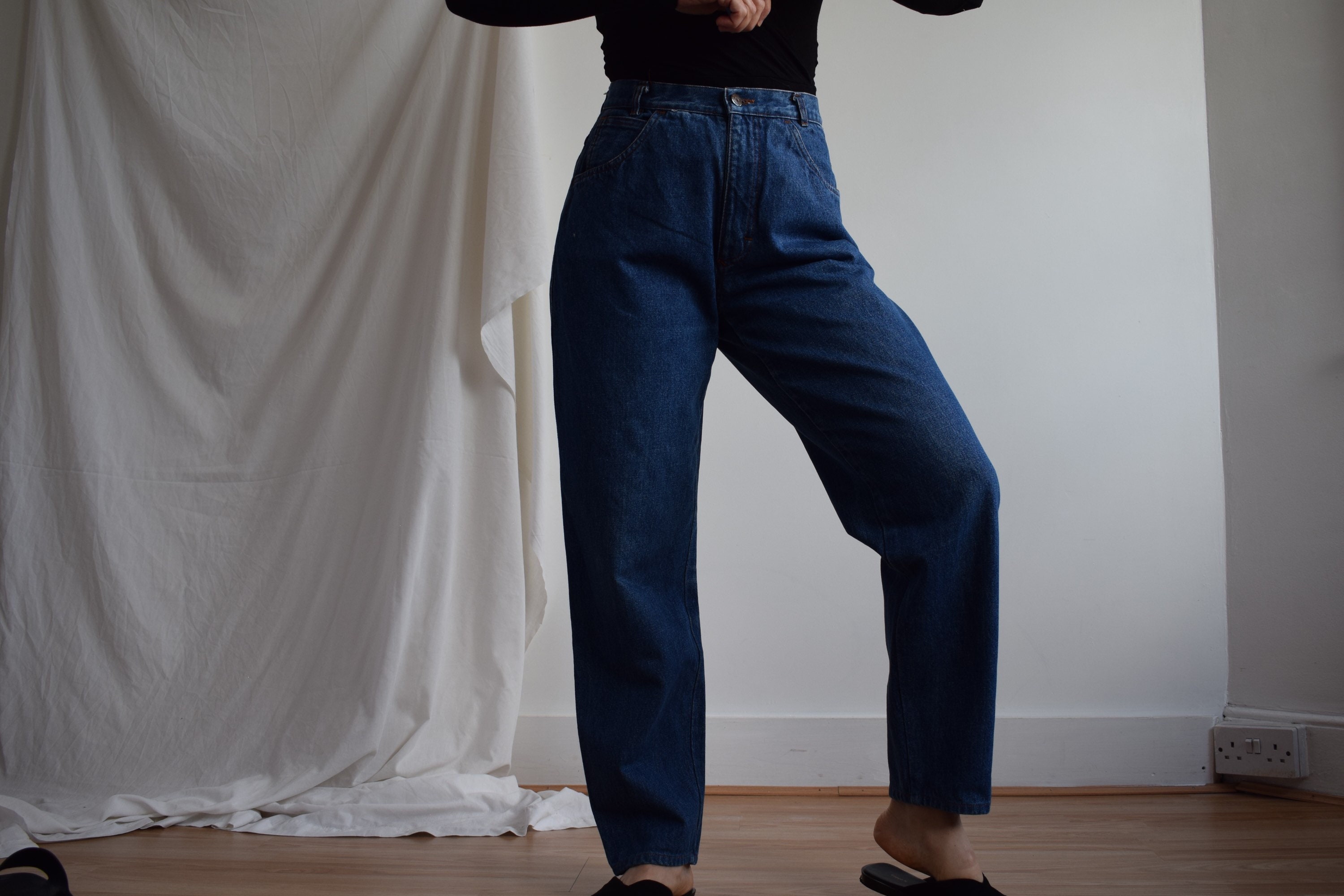 Vintage High Waist Jeans main image 1