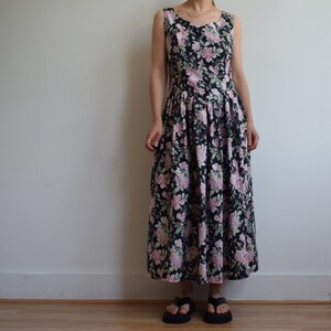 Vintage cotton Laura Ashley summer dress. Originally womens size M / L. Late 80s / early 90s era. image 6