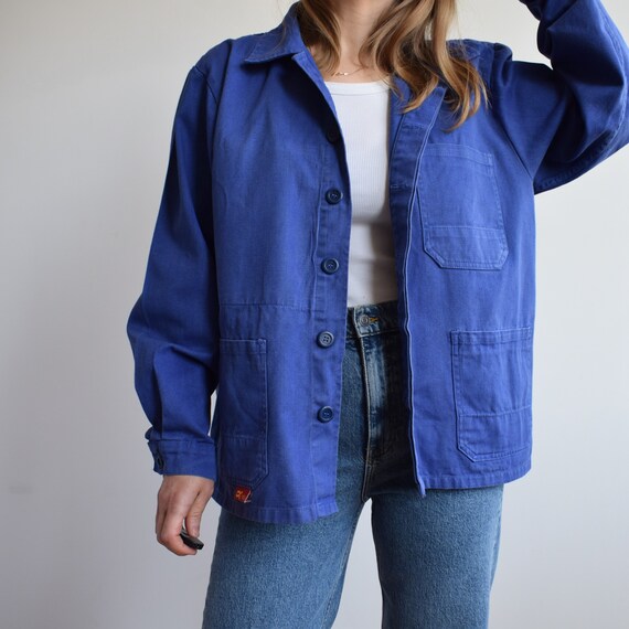 Vintage Cotton French Worker Jacket 