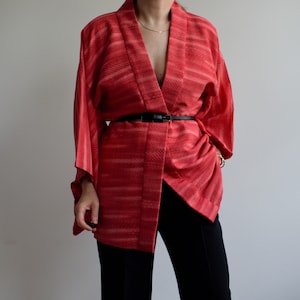 Vintage authentic Japanese kimono. Originally women’s size M. 90’s era.