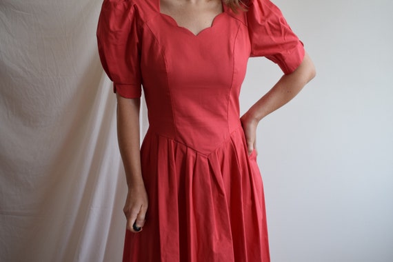 Vintage Laura Ashley Cotton Summer Dress. Originally Womens Size S. 80s  Era. 