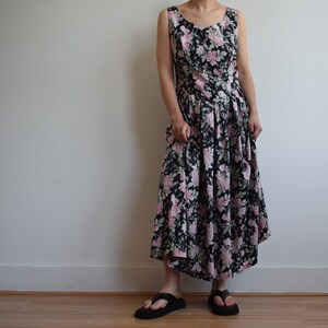 Vintage cotton Laura Ashley summer dress. Originally womens size M / L. Late 80s / early 90s era. image 4