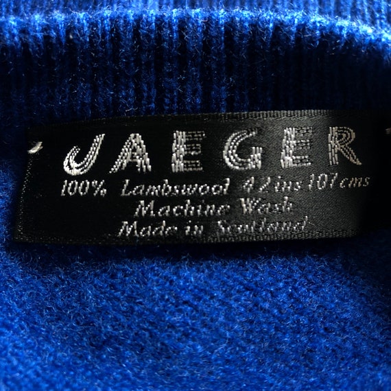 Vintage wool Jaeger wool vest. Originally women’s… - image 8