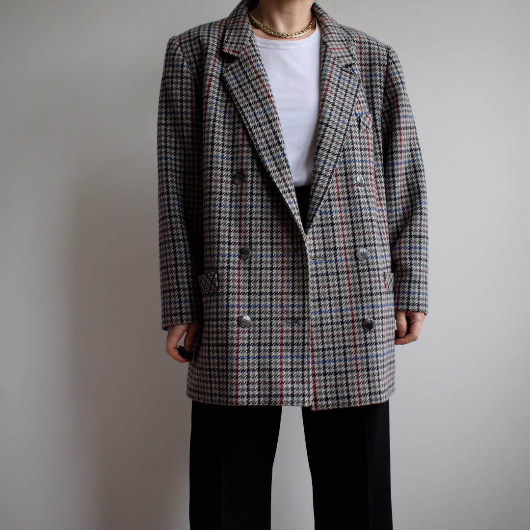 Vintage Wool Pea Coat. Originally Women's Size L. 90's Era. - Etsy